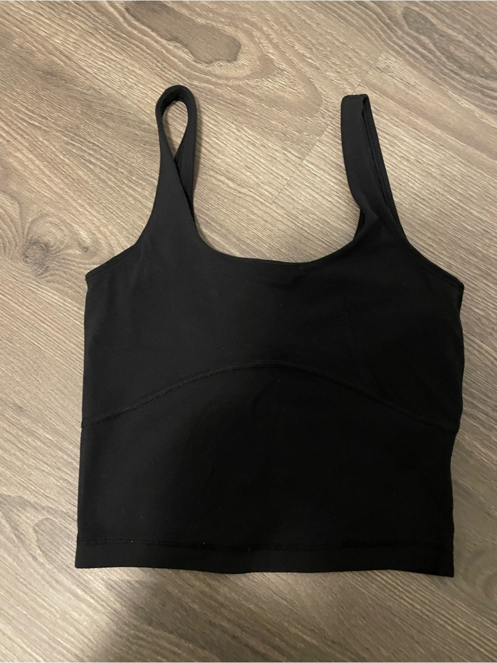 Aritzia TNA Black Crop Sports Bralette Tank